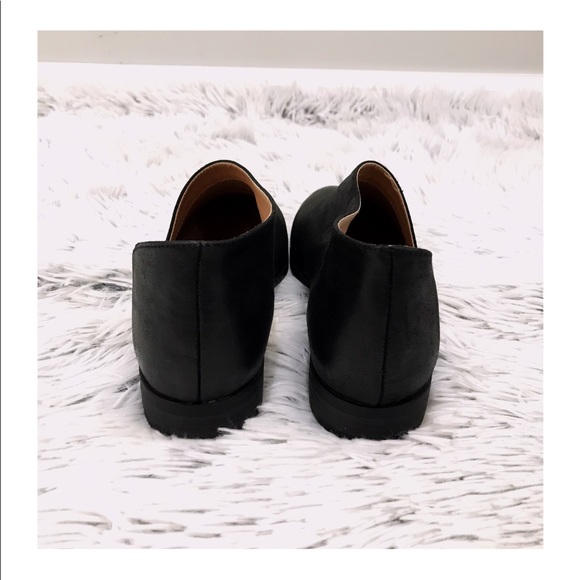 ❌SOLD❌NWOT Qupid Black Cut Out Flats - Picture 3 of 3